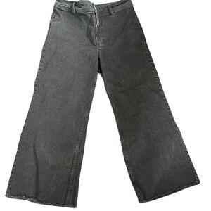 MNG black  Flare Wide Leg Jeans